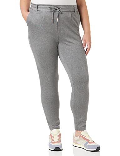Only Onlpoptrash Easy Colour Pant Pnt Noos Spodnie damskie, Szary (medium grey melange), L / 32L