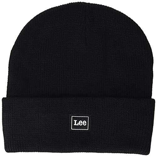 Lee Męska czapka beanie Core, czarny, jeden rozmiar