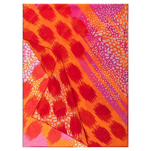 Roeckl Damski szalik Native Graphic 65x180, Multi Tangerine, One Size, multi tangerine, jeden rozmiar