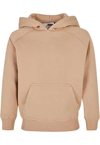 Urban Classics Chłopięca bluza z kapturem, pusta bluza z kapturem, dostępna w wielu kolorach, rozmiary 110/116-158/164, beżowy, 134-140