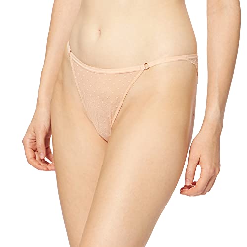 women'secret Damskie majtki hipsterskie z boku stringi Braga Femenino, pomarańczowy, S