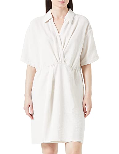 VERO MODA Sukienka damska Vmchris Ss Short Wrap Dress WVN, brzoza, L