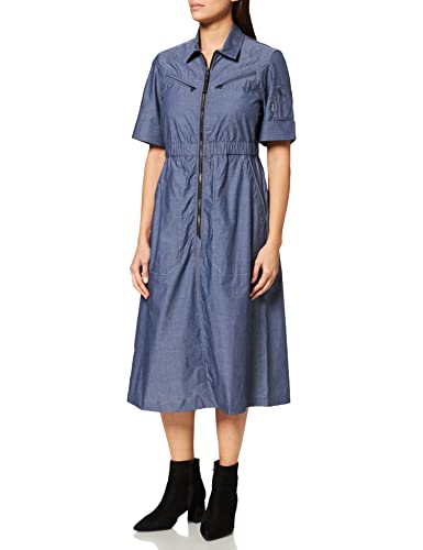 G-STAR RAW Damska sukienka Flightsuit Holiday, Niebieski (Servant Blue D20649-c894-1475), XXS