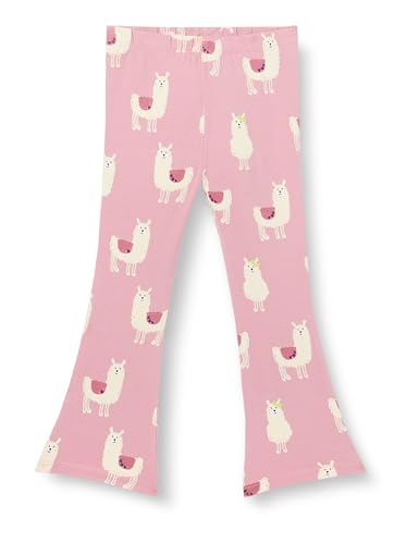 s.Oliver Dziewczęce legginsy z AOP i Flared Leg PINK 80, Rosa, 80 cm