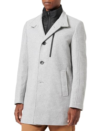 s.Oliver Męski płaszcz outdoorowy, szary, 56