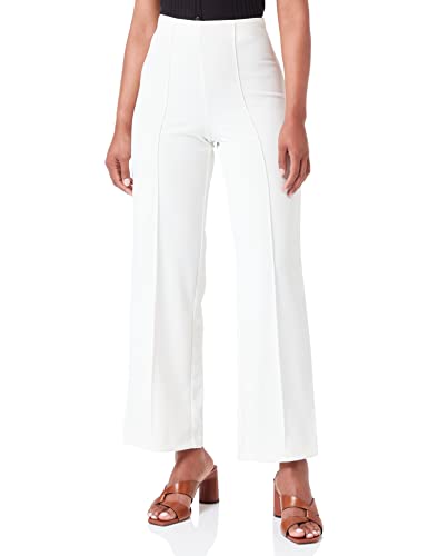 VERO MODA Vmbecky Hr Wide Pull On Pant Noos spodnie damskie, Snow White, 34-XL