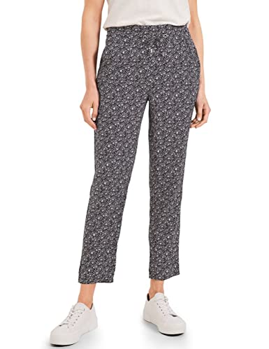 CECIL Damskie spodnie do biegania B376486 ze wzorem, Carbon Grey, S / 28L EU, Carbon Grey, S x 28L