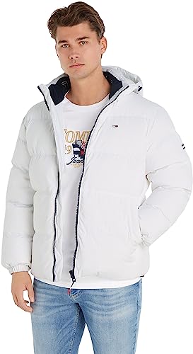 Tommy Jeans Męska kurtka puchowa TJM Essential biała, XS
