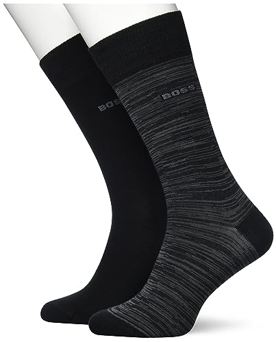 BOSS Męskie skarpety regularne, czarny (Black1), 39-42 EU