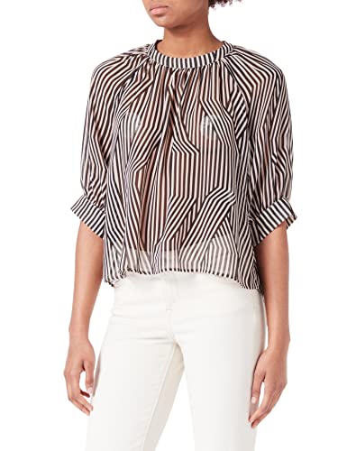 Sisley Kurtka damska 5W7XLQ03N Blouse, wielokolorowa 63E, XS, Multicolor 63e, XS