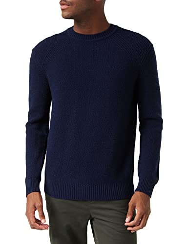 United Colors of Benetton Sweter męski, Ciemnoniebieski 803, S