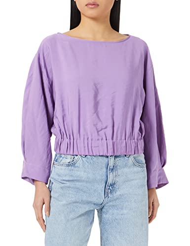 Sisley Damska bluza 57QVLQ02M Blouse, lawenda 1V0, XS