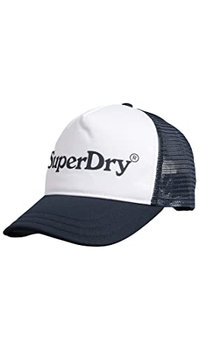 Superdry Czapka z daszkiem damska, Eclipse Navy, rozmiar uniwersalny