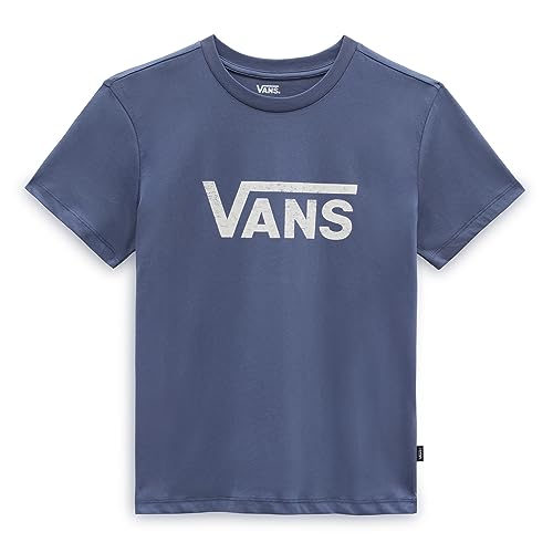 Vans Damska koszulka Drop V Ss Crew, Vintage indygo-biały, XXS