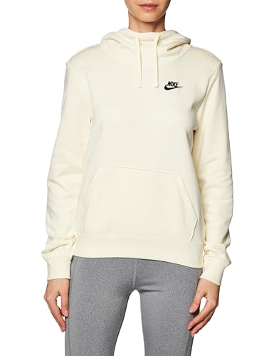 Nike W NSW Club FLC Fnl Hoodie Std Koszulka damska, Coconut Milk/Black, S