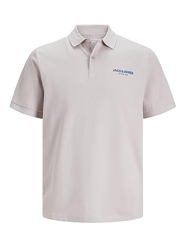JACK & JONES Męska koszulka polo klasyczna, Violet Ice, XXL
