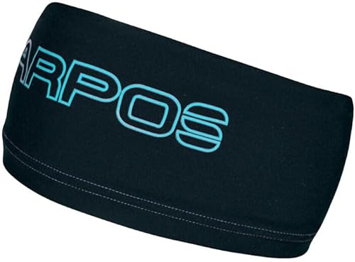 Karpos 2500740-099 ALAGNA Headband Opaska Sportowa Unisex Czarny/Niebieski Jewel Rozmiar Uni, BLACK/NIEBIESKI JEWEL, rozmiar uniwersalny