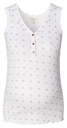 ESPRIT Maternity Prążkowany tank top z nadrukiem, Bright White - 101, S