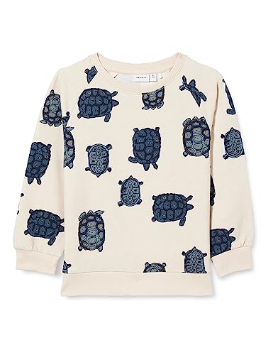 NAME IT Bluza chłopięca NMMJESPER Sweat UNB, Peyote Melange, 110, Peyote Melange, 110
