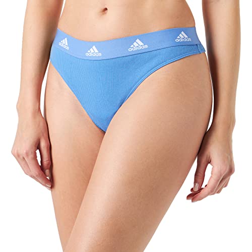 adidas Stringi bielizna damska, Niebieski Fusion, L