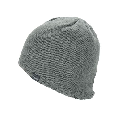 SEALSKINZ Unisex wodoodporna czapka na zimną pogodę - szara, 2X-Large
