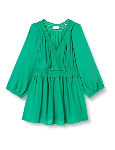 Bestseller A/S Damska bluzka MLPEACE TESS 3/4 WO TOP 2F, zielony (Ferern Green) S, Fern Green, S