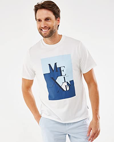 Mexx T-shirt męski, Off White, L