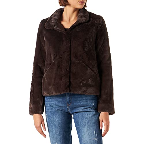 ONLY Kurtka damska ONLVIDA Faux FUR OTW NOOS kurtka, Hot Fudge, S