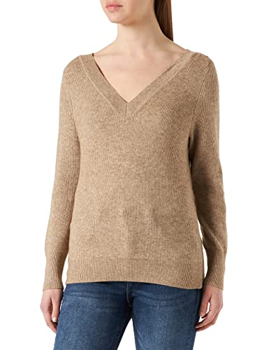 ONLY Damski sweter ONLKATIA L/S z dekoltem w serek CC CS KNT, beżowy, XS