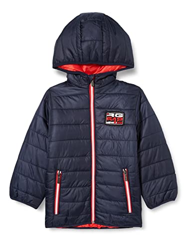 RG512 Morski kaptur parka chłopiec 4 lata, granatowy, 4 lat