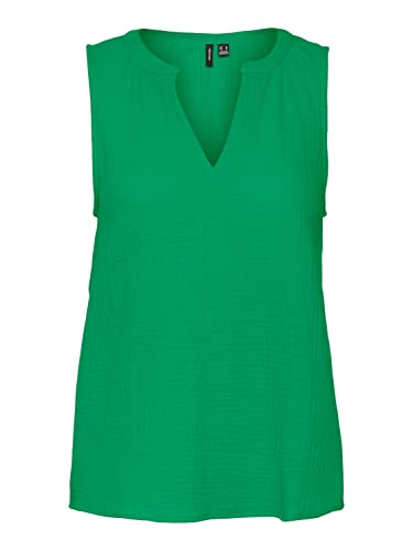 VERO MODA Women's VMNATALI NIA SL WVN Top, Bright Green, L, jasnozielony, L