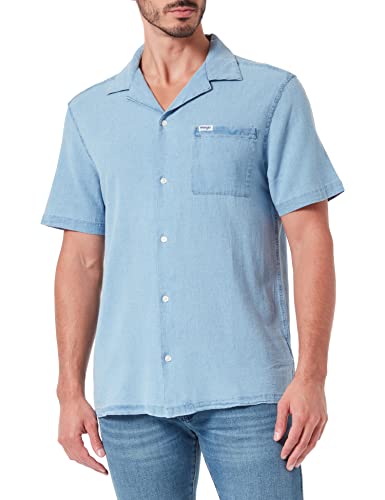 Wrangler Koszulka męska, Light Indigo, M