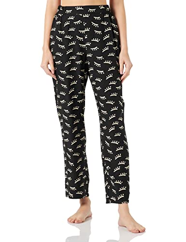 Triumph Damskie spodnie termiczne Mywear Cosy Trousers, White - Dark Combination, 44