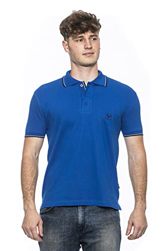 19V69 ITALIA Męska koszula polo Costina Royal Blue, niebieska, XXL (5 szt.), niebieski, XXL