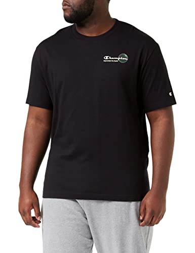 Champion Męski t-shirt Eco Future Graphic, czarny, XS