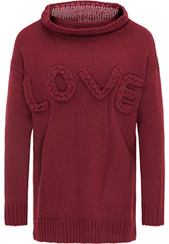IZIA Sweter damski 19011209, czerwony, M