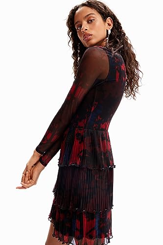 Desigual Sukienka damska Vest_Forest-Lacroix, czerwony, L