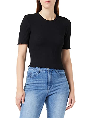 ONLY Onljanie S/S Short Top Box JRS T-shirt damski, czarny, XL