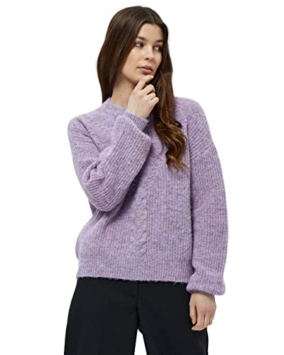 Peppercorn Damski sweter Geannie 1, Bougainvillea Lilac Melange, M