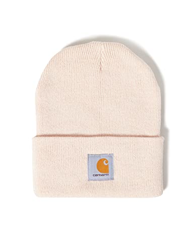 Carhartt Unisex Acrylic Watch Hat Czapka, One Size, ASH ROSE MARSHMALLOW, jeden rozmiar