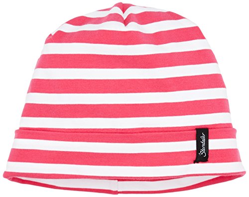Sterntaler Dziewczęca berretto Morbido Bebé Béret, róża, czapka 53, fioletowa (magenta 745), jeden rozmiar