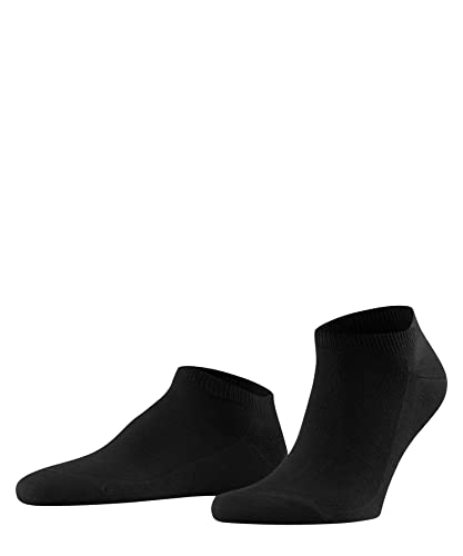 FALKE Mężczyźni Skarpety do trampek Family M SN Zrównoważona Bawełna krótkie jednokolorowe 1 Para, Czarny (Black 3000), 47-50