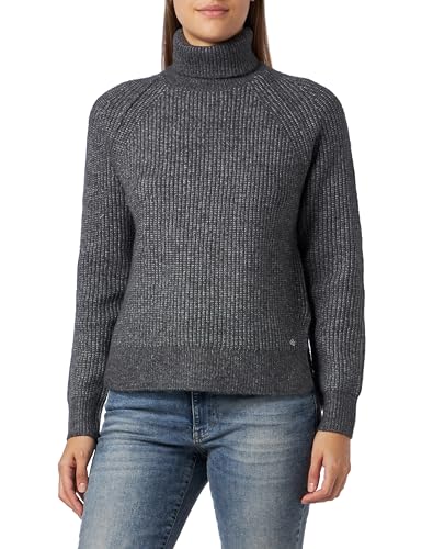 Replay Damski sweter z golfem, krój Regular Fit, M10 Dark Grey Melange, XS