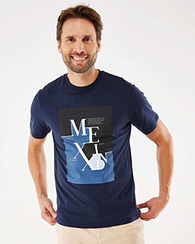 Mexx T-shirt męski, granatowy, XL