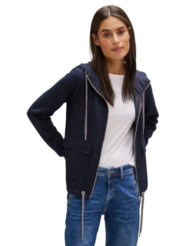 STREET ONE Damska bluza A211961, granatowa, 42, Deep Blue, 42