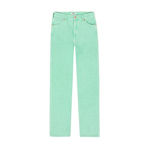 Wrangler jeansy damskie Wild West, zielony, 36W / 34L