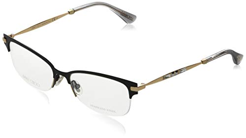 Jimmy Choo Damskie okulary przeciwsłoneczne JC182 OLZ 53, czarne (Mtbk Dgcoppr)