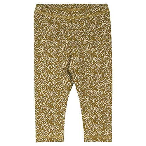 Müsli by Green Cotton Legginsy dla dziewczynek Petit Fleur, Pesto, 74 cm