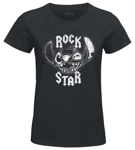 Disney Koszulka damska, Wyblakły antracyt, S