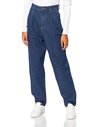 Lee Pleated Stella Taper dżinsy damskie, dk stone bolton, 26W / 31L